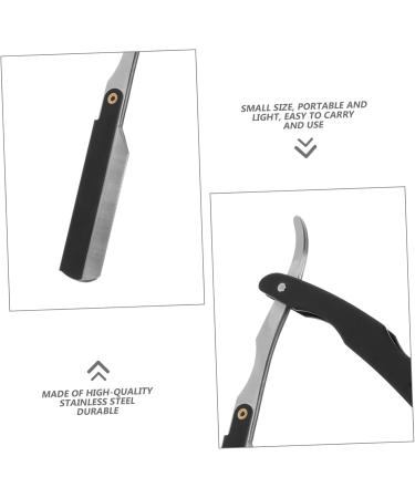 Beavorty 3-Pack Razor Set | Professional Barber Manual Razor & Sharp Eyebrow Trimmer | Old Fashioned Shaving Tools for Men - Buy Online on GoSupps.com