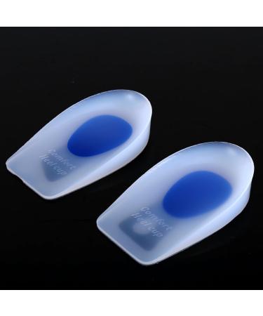 Silicone Gel Heel Cup Cushions for Plantar Fasciitis - Pain Relief Insoles (Sizes L 39-46) | Shop Internationally - Buy Online on GoSupps.com