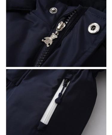 Kids Waterproof Snowsuit for Baby Girls & Boys | Blue Ski Jacket & Fleece Coat 3-4 Years - Buy Online on GoSupps.com