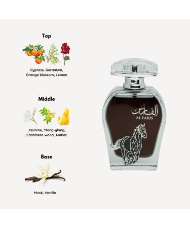 AARVVINTA CRAFT Al Faris Eau De Parfum 100ML Unisex Luxury Perfume Long Lasting Fragrance - Buy Online on GoSupps.com