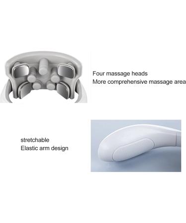 Cervical Vertebrae Massage Instrument - Intelligent Neck Massage Device with Heating Multiple Modes 15-Step Adjustment & Voice Announcement - Perfect for Shoulder & Head Relief - Buy Online on GoSupps.com