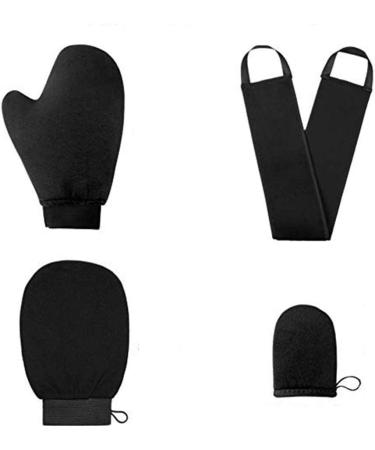 zxb-shop Exfoliating Washcloths 4pcs Scrub Mitt Magic Peeling Glove Exfoliating Body Cleaning Exfoliating Towel for Body - Buy Online on GoSupps.com