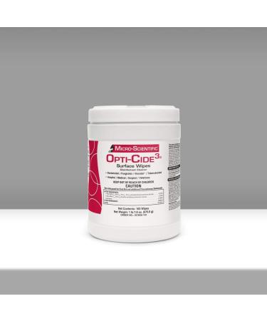 Micro-Scientific Opti-Cide3 Healthcare Grade Disinfecting Wipes - 100 Pack - Buy Online on GoSupps.com