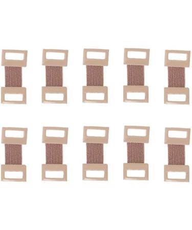 15 Pcs Brown Elastic Bandage Clips - Stretch Metal Clips for Bandaging Supplies | Replaceable Wrap Clips for Durable Support - Buy Online on GoSupps.com