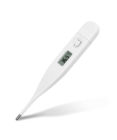 Daffodil HPC300 - Digital body thermometer fever thermometer armpit - temperature meter with LCD for oral and rectal measurements - easy -to -read display and free of mercury - CE certified