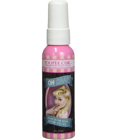 Poopee Chic Before You Go Poop Spray Oh Crap 55 ml 3-Pack Pinapple & Coconut Scent - Travel Size Toilet Freshener 200 Uses Safe for Septic Oh Crap Sandalwood 55 ml (Pack of 3) - Buy Online on GoSupps.com