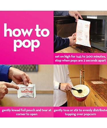 JOLLY TIME Sweet Microwave Popcorn Gluten Free Non-GMO 4 Pack (Mallow Magic 2ct Boxes) 3 oz x 8 - Buy Online on GoSupps.com