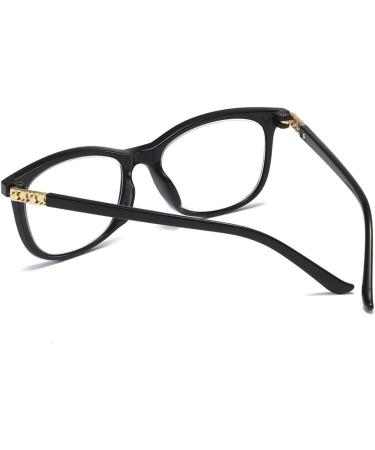 Mwah Progressive Reading Glasses for Women - Multifocal Blue Light Blocking 3.0x Magnification - Stylish Black Frame Shipping Worldwide - Buy Online on GoSupps.com
