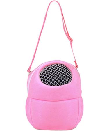 Hamster Backpack Carrier | Three Size Pet Dog Carrier Bags Pink Green Blue Portable Bag Hedgehog Hamster Breathable Shoulder Bags Uwariloy Large Pink - Buy Online on GoSupps.com