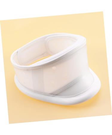 JECOMPRIS Adjustable Cervical Support Neck Collar - Comfortable White Cervical Vertebrae Brace for Advanced Care - Buy Online on GoSupps.com
