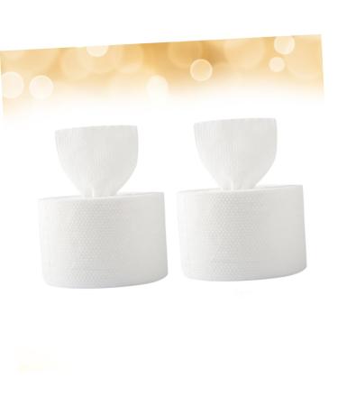 Buy Dry Wet Tissues - 2 Rolls Face Towels | White Cleansing Wipes for Instant Cleanliness | International Shipping Available - Buy Online on GoSupps.com