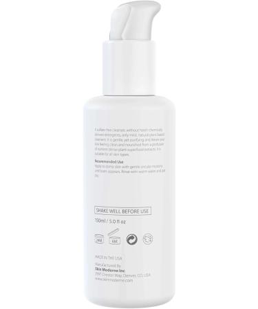 SKIN MODERNE++ Cleansing Gel - Vegan Face Cleanser for Sensitive & Dry Skin | Nourishing Organic Superfood Extracts | 150ml - Buy Online on GoSupps.com