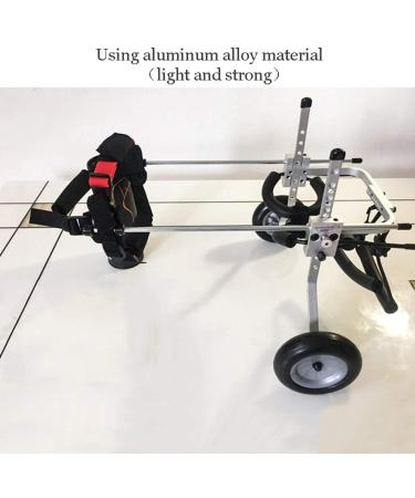 Homend Adjustable Dog Wheelchair for Disabled Hind Legs Puppy Cat/Dog/Puppy Walking Hind Legs Rehabilitation Easy Assemble Lightweight Small - Buy Online on GoSupps.com