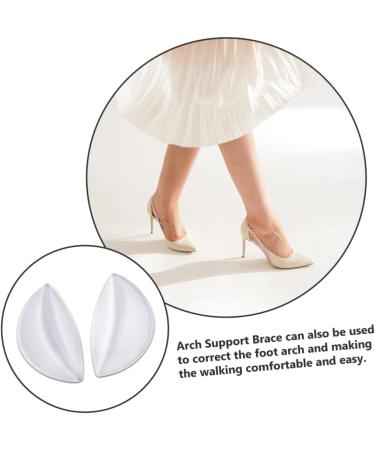 FRCOLOR Arch Support Insoles for High Heels - 10 Pairs Transparent Cushion for Men with Flat Feet - Comfort & Support in Every Step - Buy Online on GoSupps.com