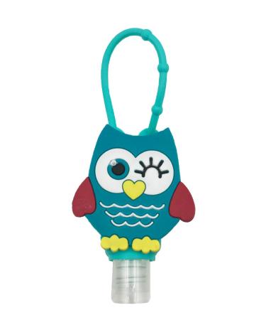 GOODYEZZ Hand Sanitizer Holder Cute Owl Hand Sanitizer Holder for Backpack For 1 oz Bottle