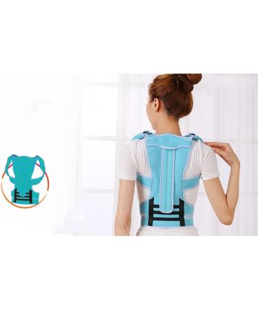 Adjustable Posture Corrector Back Support & Shoulder Brace - Improve Posture for Men & Women (S Code Blue - Buy Online on GoSupps.com