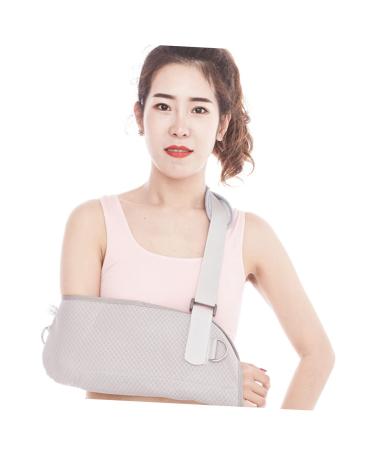 Gatuida Arm Support Sling Clavicle Immobilizer Brace Shoulder Surgery Brace Broken Arm Strap Shoulder Sling Arm Support Strap Rotator Cuff Arm Sling Elbow Sling Wrist Strap The Shoulder Size 2 Grey