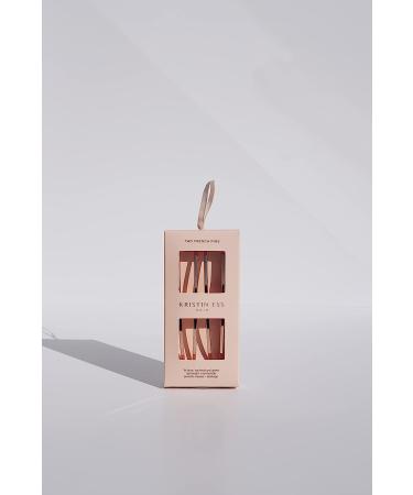 Kristin Ess French Pin - Rose Gold Set of 2 - Stylish Hair Accessories - Buy Online on GoSupps.com