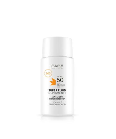 - Super Fluid Depigment+ Fotoprotector SPF 50 | Facial Antimanchas | Resistente Al Agua | Todo tipo de piel | Fotoenvejecimiento | Protecci n Da o Solar | Unifica el tono | 50ml