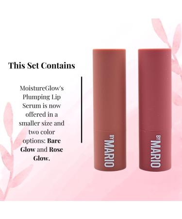 Buy Makeup By Mario Mini MoistureGlow On The Go Plumping Lip Serum Duo - Bare Glow & Rose Glow | Best International Shipping - Buy Online on GoSupps.com