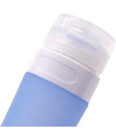 Myhoomowe Hot! Portable Refillable Silicone Bottle Travel Lotion Shampoo Bath Containers 80Ml Blue - Buy Online on GoSupps.com