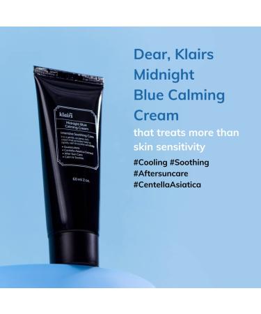 Dear Klairs Midnight Blue Calming Cream 30ml - Soothing Moisturizer for Sensitive Skin - Buy Online on GoSupps.com