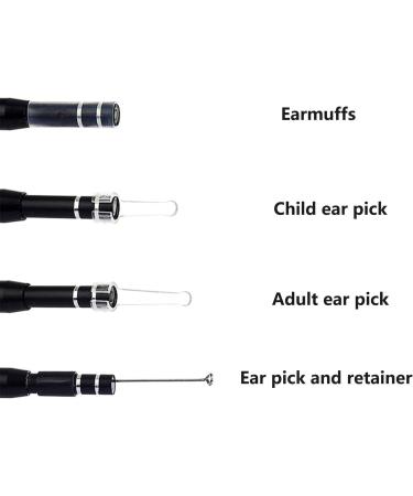 Evonature Earwax Removal Endoscope - 1080P FHD Otoscope Camera with 6 LED Lights, USB Connection - Ear Protection Tool for Android - Safe for Kids, Adults & Pets (Black) - Buy Online on GoSupps.com