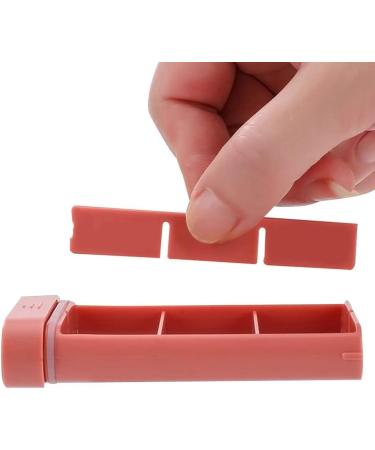Small Pill Organizer - Portable 6 Compartment Pill Box for Vitamins & Supplements - Green Pill Carrier - Buy Online on GoSupps.com