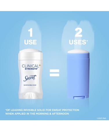 Secret Clinical Strength Antiperspirant & Deodorant, Clean Lavender - 3 Pack (1.6 oz each) - Buy Online on GoSupps.com