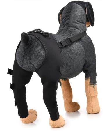 Pet Dog Knee Brace ACL Brace for Dogs Rear Leg Dog Braces for Back Leg for Support for Heals Prevents Injuries Sprains Black Large Large Black - Buy Online on GoSupps.com