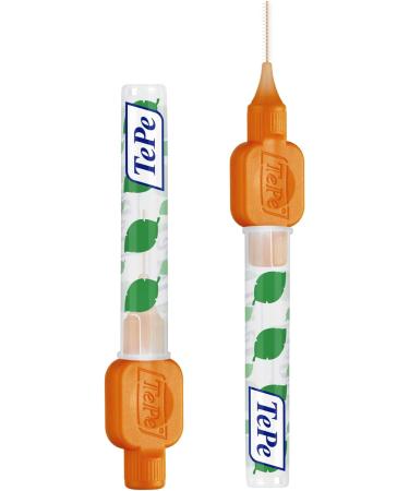 TePe Interdental Brushes Original Orange 0.45 mm - 8 Pack | Best for Oral Hygiene | International Shipping Available - Buy Online on GoSupps.com