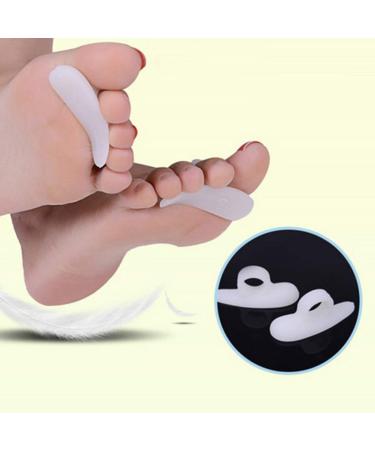 Healifty Toe Spreader & Hammer Toe Cushion Hallux Valgus Finger Brace Splint for Pain Relief | 4 Pairs - Buy Online on GoSupps.com