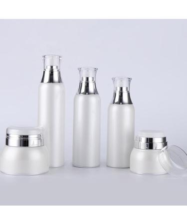 GYORI Leakproof Reusable Face Cream Bottle with Good Sealing and Large Capacity - Multipurpose Plastic Empty Dispenser for Skincare Products 50g - Buy Online on GoSupps.com