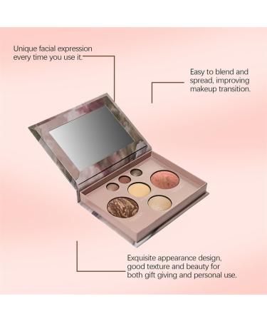 Palette de maquillage multifonctionnelle kit de maquillage portable utilisable pour les paupi res le blush et le contouring. Texture lisse pigment e et longue tenue. Miroir inclus. - Buy Online on GoSupps.com