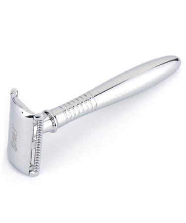 BAILI 3-Piece Double Edge Safety Razor | Long Handle Wet Shaving for Men & Women | 5 Platinum Blades & Stand - BD194 - Buy Online on GoSupps.com