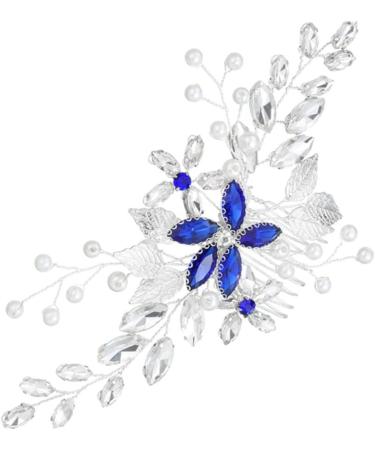 FRCOLOR Set of 3 Bridal Hair Jewellery Flower Hair Bridal Hair Clip Tiara Hair Pin Hair Accessories Made of Rhinestone Headpiece Made of Artificial Pearls European and American Accessories Comb - Buy Online on GoSupps.com