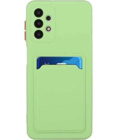 Buy Tivenfezk Nadoli Ultra Thin Silicone Case for Samsung Galaxy A33 5G - Shockproof Scratch-Resistant Wallet Cover with Credit Card Holder - Green - Buy Online on GoSupps.com
