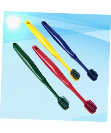 Minkissy 4pcs Household Toothbrush Set - Bristle Dental Care Tools Wide Head Oral Accessories for Optimal Hygiene - Buy Online on GoSupps.com