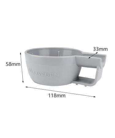 Amagogo Durable Soap Cup Bowl for Wet Shaving | Razor Cup - Perfect Gift for Friends & Husbands | Gray - Buy Online on GoSupps.com