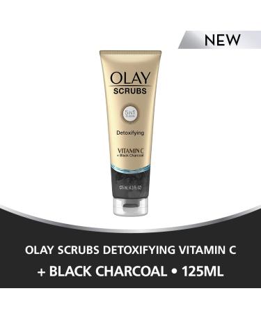 Olay Vitamin C & Black Charcoal Detox Face Scrub 4.2 oz - Buy Online on GoSupps.com