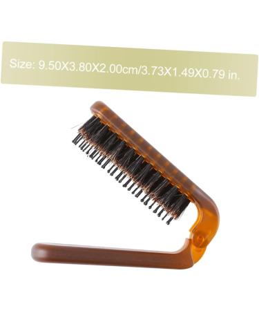 minkissy Foldable Hairbrush Mirror Travel Comb With Bristles For Men And Women Portable - Buy Online on GoSupps.com
