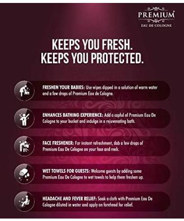 Park.Avenue- Unisex Adult Premium Aquatic Eau De Cologne Spray 200Ml (Pack of 2) - Buy Online on GoSupps.com