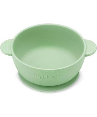Pandaear Baby Bowls Set - 3 Silicone Suction Cup Bowls for Infants & Toddlers | BPA-Free Soft & Safe | Pink Green Light Brown - Buy Online on GoSupps.com