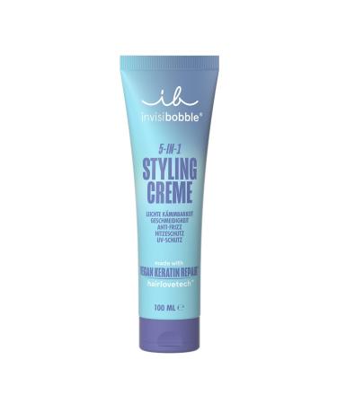 Invisibobble 5 in 1 Styling Cream | Heat Protection | UV Protection | Frizz Control | Easy Combing |Perall Hair Types | 150ml.