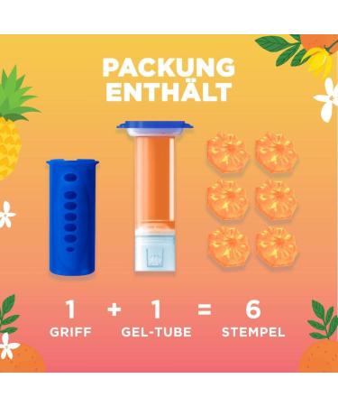 Buy Toilet Duck Fresh Seal - Basketless Toilet Cleaner (2 Pack) - 12 Gel Toilet Stones - Tropical Summer Fragrance - International Shipping Available - Buy Online on GoSupps.com