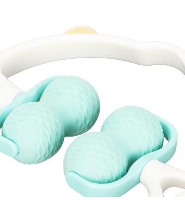 Neck Roller Massager - Hand-Held Manual Shoulder Massager with 4 Balls for Pain Relief & Fatigue Reduction - Dual Pressure Point Cervical Massager (Sky Blue) | Shop Internationally - Buy Online on GoSupps.com