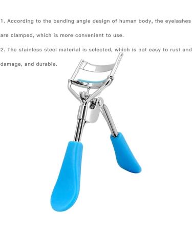 Eyelash Curler Stainless Steel Cosmetic Makeup Curler Portable Non-Slip Eyelash Curling Tool Transparent Pink (Color : C6) - Buy Online on GoSupps.com