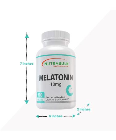 Melatonin 10 mg Tablets Quick Release Natural Nighttime Sleep Aid for Adults. (300 Count) 300 Count (Pack of 1) - Buy Online on GoSupps.com