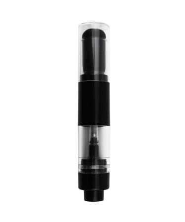 Refillable Powder Brush 2-in-1 Retractable Makeup Brush with Refillable Loose Powder Bottle Manual Press Automatic Makeup Brushes for Color Highlight Contour Blush Powder