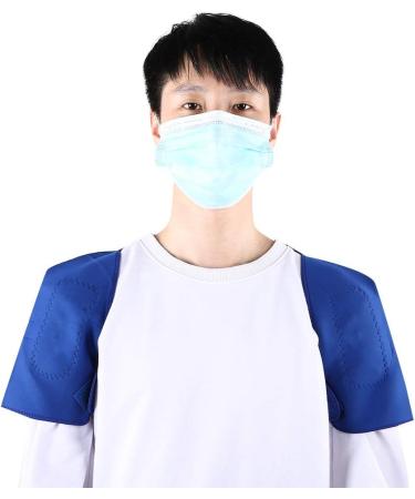 Premium Self-Heating Neck and Shoulders Pain Relief Pad - Adjustable Elastic Warm Shoulder Care (Blue) | International Shipping Available - Buy Online on GoSupps.com